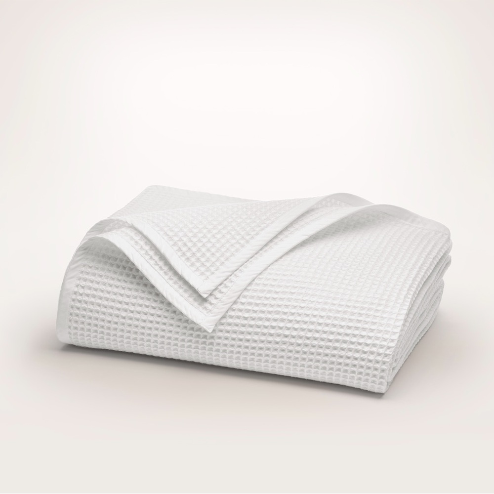 Boll & Branch Waffle Blanket - King/Cal King - White